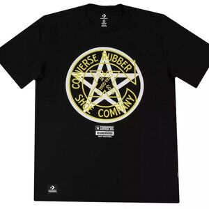 Converse x Neighborhood Tee Men's T Shirt Cotton Black Size S NWT